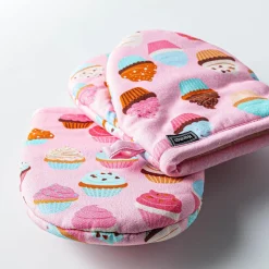 Harman Gourmet 'Cupcake' Cotton Mini Oven Mitt - Set of 2 (Pink)