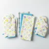 Harman Gourmet 'Flower Tile' Cotton Mini Oven Mitt - Set of 2