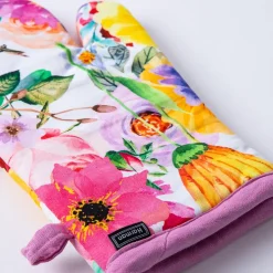 Harman Gourmet 'Mixed Floral' Cotton Oven Mitt - S/2