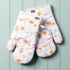 Harman Gourmet 'Mushrooms' Cotton Oven Mitt - Set of 2