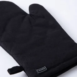 Harman Gourmet 'Solid' Cotton Oven Mitt - S/2 (Black)