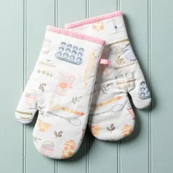 Harman Gourmet 'Vintage Baking' Cotton Oven Mitt - Set of 2