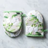 Harman Gourmet 'White Blossom' Cotton Mini Oven Mitt Set/2 (White)