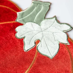 Harman Harvest Pumpkin Velvet Shaped Placemat