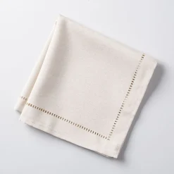 Harman Hemstitch Polyester Napkin - Set of 4 (Linen)