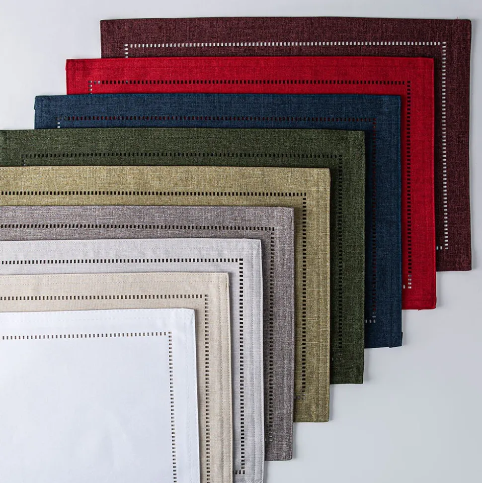 Harman Hemstitch Polyester Placemat (White)
