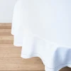 Harman Hemstitch Polyester Tablecloth 70" Round (White)
