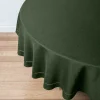 Harman Hemstitch Polyester Tablecloth 70" Round (Forest Green)