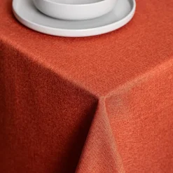 Harman Hemstitch Pumpkin Polyester Tablecloth 60