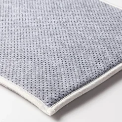 Harman Lines Memory Foam 17" x 24" Bathmat (Black)