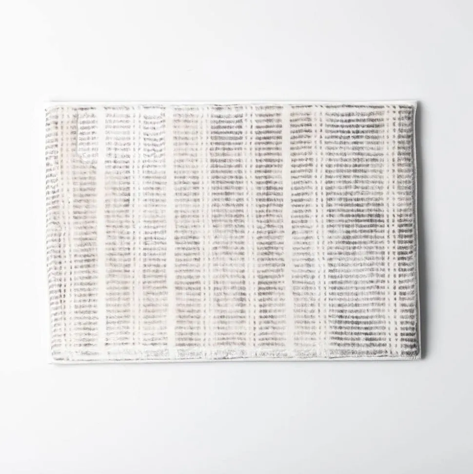 Harman Lines Memory Foam 17" x 24" Bathmat (Black)