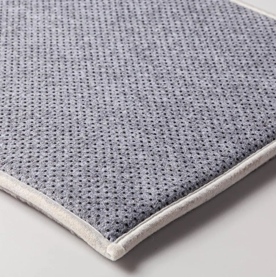 Harman Lines Memory Foam 20" x 32" Bathmat (Taupe)