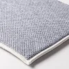 Harman Lines Memory Foam 17" x 24" Bathmat (Grey)