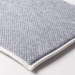 Harman Lines Memory Foam 17" x 24" Bathmat (Grey)