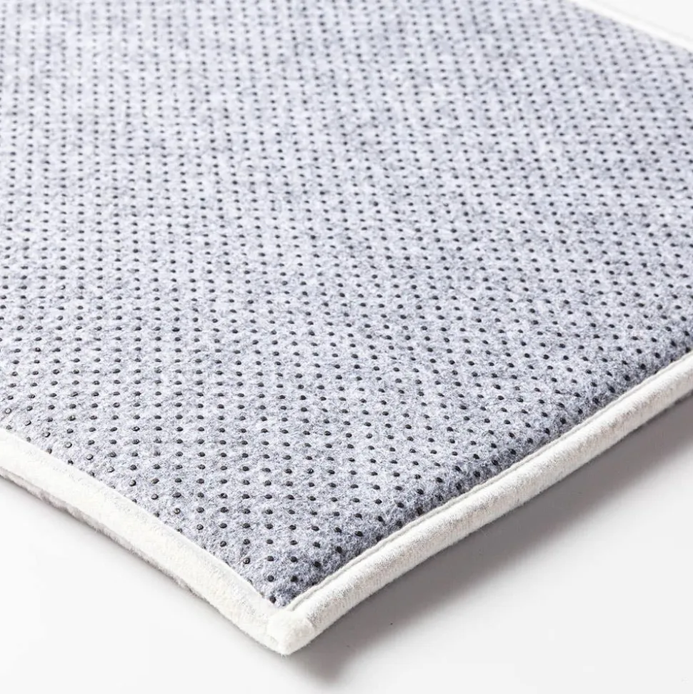 Harman Lines Memory Foam 17" x 24" Bathmat (Taupe)