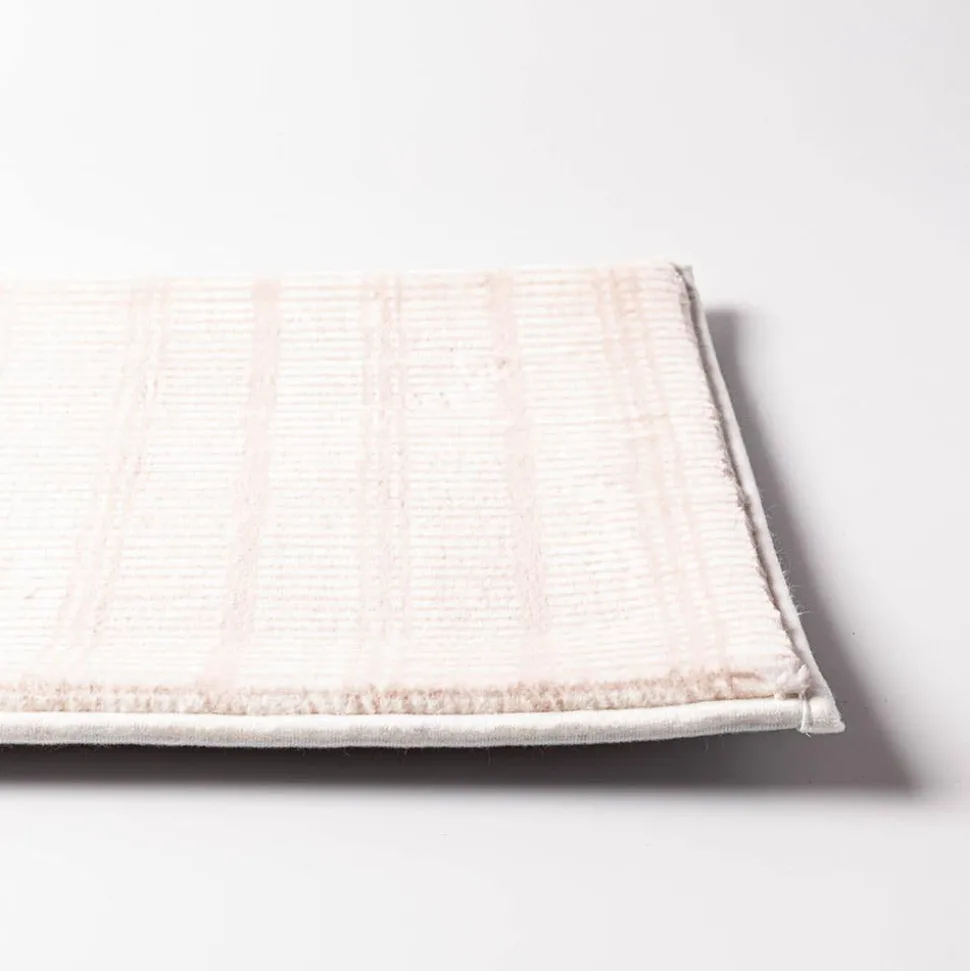 Harman Lines Memory Foam 17" x 24" Bathmat (Taupe)