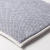 Harman Lines Memory Foam 17" x 24" Bathmat (Slate Blue)