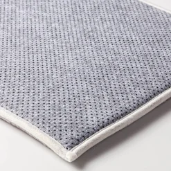 Harman Lines Memory Foam 17" x 24" Bathmat (Charcoal)