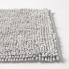 Harman Luxe Chenille Memory Foam 17" x 24" Bathmat - Light Grey