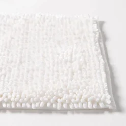 Harman Luxe Chenille Memory Foam 17" x 24" Bathmat (White)