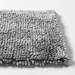 Harman Luxe Chenille Memory Foam 17" x 24" Bathmat (Charcoal)