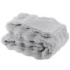 Harman Luxe Sculpted Fur Throw (Grey)