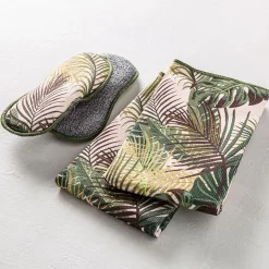 Harman Microfiber 'Palm Leaf' Sponge & Cloth Cleaning Set/4