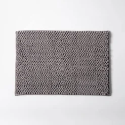 Harman Nubby Plush 17" x 24" Bathmat Anti-Skid (Grey)