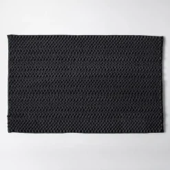 Harman Nubby Plush 20" x 32" Bathmat Anti-Skid (Charcoal)