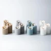 Harman One Touch LED Pillar Candle - Set of 3 (Soft Blue)