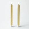 Harman One Touch LED Taper Candle - Set of 2 (Gold)
