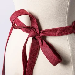 Harman Pantry Chambray Adjustable Apron (Red)