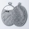 Harman Pantry Chambray Cotton Pot Holder - Set of 2 (Grey)