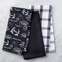 Harman 'Paris Passport' Cotton Kitchen Towel - Set of 3