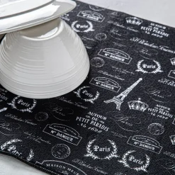 Harman Paris Passport Microfiber Reverse Drying Mat (Black)