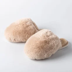 Harman Park City 'Super Plush' Memory Foam Slippers Women (Tan)