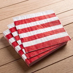 Harman 3-Ply 'Cabana' Paper Napkin - 20pc (Red)