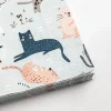 Harman 3-Ply 'Cats' Paper Napkin (Blue)