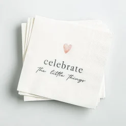 Harman 3-Ply 'Celebrate The Little Things' Paper Napkin - 20pc