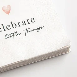 Harman 3-Ply 'Celebrate The Little Things' Paper Napkin - 20pc