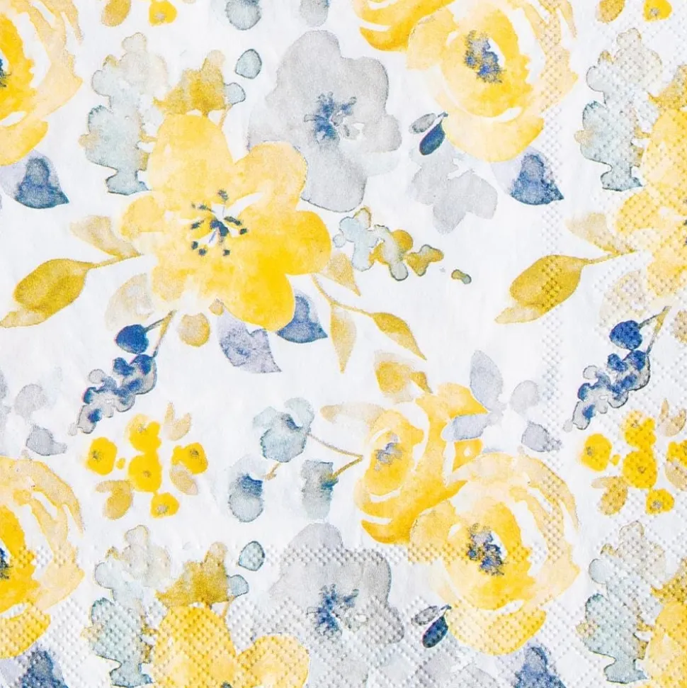 Harman 3-Ply 'Floral' Paper Napkin - 20pc