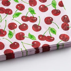 Harman 3-Ply 'Fresh Cherries' Paper Napkin - 20pc