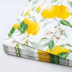 Harman 3-Ply 'Fresh Lemon' Paper Napkin - 20pc (Yellow)