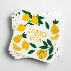 Harman 3-Ply 'La Dolce Vita' Paper Napkin - 20pc