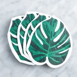 Harman 3-Ply 'Palm' Shaped Paper Napkin (Green)