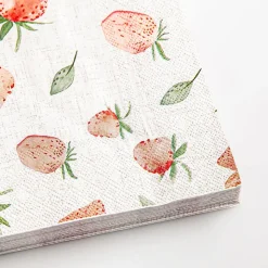 Harman 3-Ply 'Strawberries' Paper Napkin - 20pc
