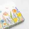 Harman 3-Ply 'Tulips & Butterflies' Paper Napkin - 20pc
