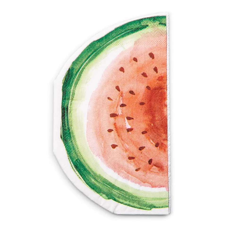 Harman 3-Ply 'Watermelon' Paper Napkin Shaped (Pink)