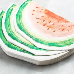 Harman 3-Ply 'Watermelon' Paper Napkin Shaped (Pink)