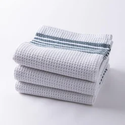 Harman Premium Quality 'Horizontal' Kitchen Towel - S/3 (Blue)